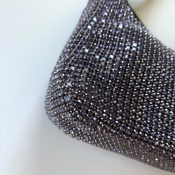 Brandon Blackwood Crystal Tanzanite Shoulder Bag - Picture 4 of 11